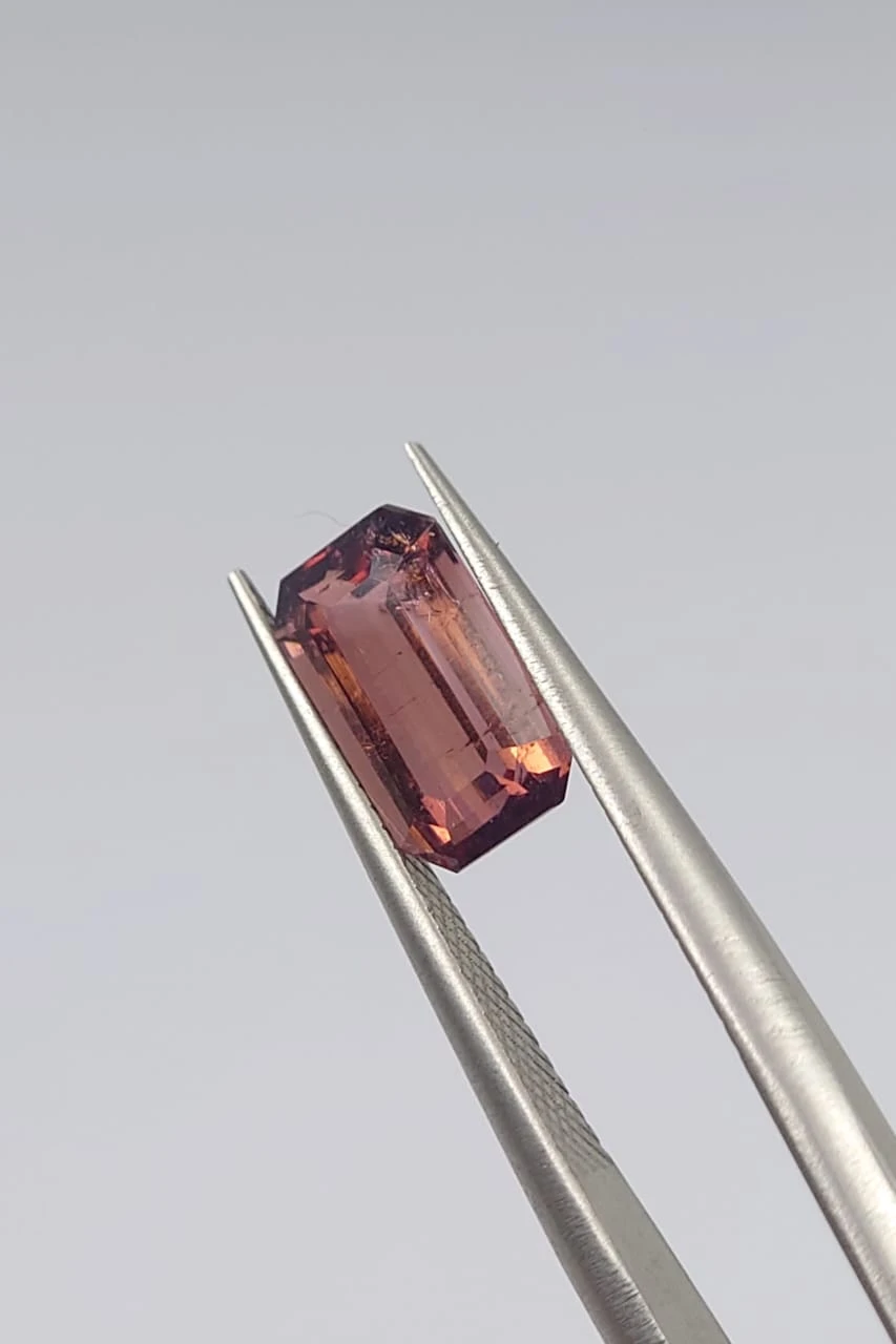 1.65ct Natural Tourmaline Emerald Cut Loose Gemstone from Afghanistan — view 3